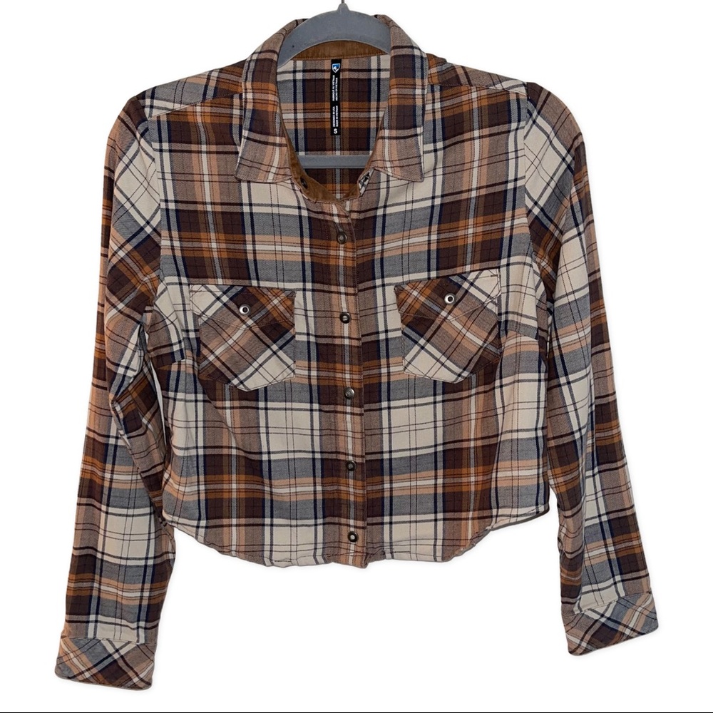 KUHL cropped flannel